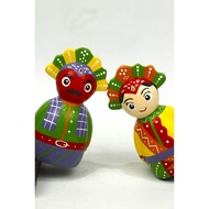 Wooden Doll Gift Souvenir Children's Toy from Ondel-ondel Daus S/2