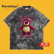 KARACHAYS - IAM LOTSO T-SHIRT / LOTSO VIRAL SANDWASH T-SHIRT/ LOTSO BLACWASH T-SHIRT