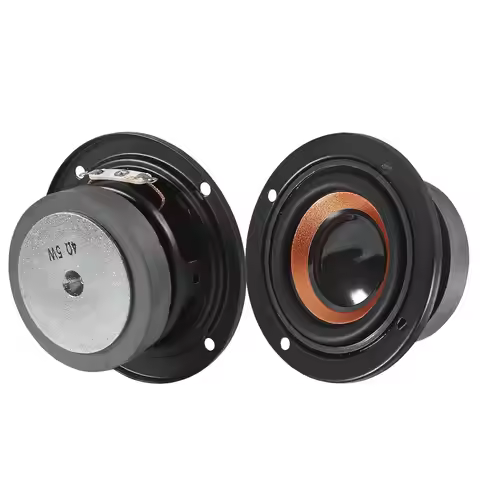 2 pcs 63mm 4 ohm 5W Speakers Subwoofer 45 Core Magnetic Round Bass Loudspeaker DIY Mini Portable Blu
