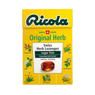 ริโคลา ลูกอมสมุนไพร ไม่มีน้ำตาล 40 กรัม - Ricola Orginal Herb Sugar Free Candy 40g
