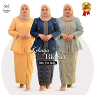 Regular KEBAYA dress | SIZE 9XL-12XL | Woven SONGKET|100% COTTON Woven