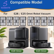 8 PCS Replacement HEPA Filters for E25 Omni / E28 Omni Robot Vacuum Upright Filter