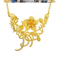 Phoenix flower necklace female 916gold necklace in stock