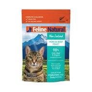 Feline Natural Beef &amp; Hoki Pouch 85g