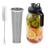 Cold Brew Coffee Maker 64Oz Cold Brew Pitcher with Stainless Steel Super Dense Filter for Iced Brew