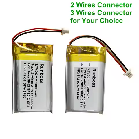 3.7V Replacement 1000mAh Headset Battery For Sena SP52 SP52-C SF4 SF2 SF2-02 S7A-SP52 Motorcycle Blu
