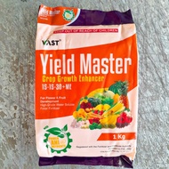 YIELD MASTER 15-15-30 (1 KG) FOLIAR FERTILIZER FOR FLOWER AND FRUIT DEVELOPMENT by VAST