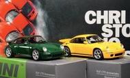 [匠心]MINI GT1:64 #385保時捷 RUF CTR Anniversary 綠 汽車模型