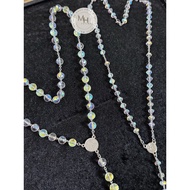 Rosary 50, Catholic Czech Crystal Chain Bracelet - Catholic Rosary