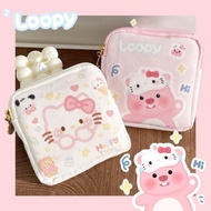 Kawaii KT Women's Sanitary Napkins Storage Bag Loopy Mini Portable Cosmetics Coin Wallet Girls' Gift