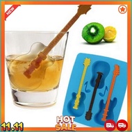 Ikiloshop G1Tr Silicone Mold Popsicle Chocolate Jelly Cake Guitar String Handle [H3]