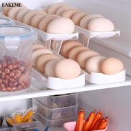 FAKEME Refrigerator Egg Holder Large Capacity Durable 2 Layer Storage Box Eggs