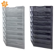 [utruiut0k] Wall File Holder Wall Hanging Mail Paper Rack for Newspapers files Papers