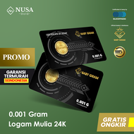 Baby gram 0.001 gram souvenir pernikahan emas logam mulia mini gold 24 karat