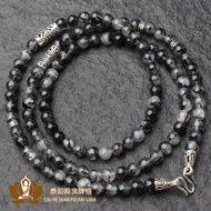 High end Thai Buddha brand chain natural black hair crystal pure silver acc High-end Thai Amulet chain natural black hair crystal Sterling silver Accessories Non-Allergic Non-Fading Single Double Hanging Three Hanging Four Hanging ZL292