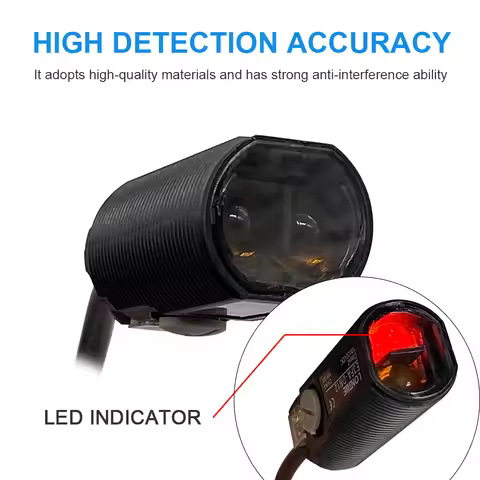 Cloweit E3FA-DN11 DP12 10cm 30cm Diffuse Dection 4-wire Red Light Photoelectric Proximity Sensor Swi