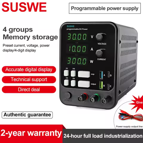 300W 360W DC Regulated Lab Power Supply Adjustable 30V 10A Laboratory 60V 5A 120V 3A Voltage Regulat