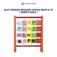Sempoa Baca Mainan Kayu Edukasi Anak-Alat Peraga Edukasi Untuk Anak Tk Paud-Alat Peraga Edukatif Ana