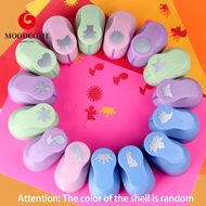 MOODCOME Flower Furador, Random Color 7*6*4cm DIY Paper Cut Puncher, Punches Maker Labor Saving Crea