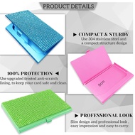 Diamond Card Holder Stainless Steel Scratch-Resistant Card Holder Portable Business Card Holder Bank