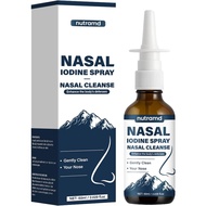 Nutramd Iodine Nasal Spray – Cleanses & Refreshes Your Nasal Passages – Iodine & Fulvic Acid Blend –