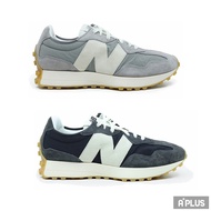 NEW BALANCE Men Women Casual Shoes 327 Series Suede Wear Gray Green Carbon Black Couple Shoes-MS327K