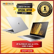 hp Elitebook 840 g6 core i5-8265u laptop (used)