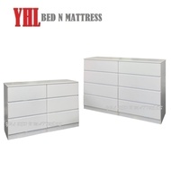 YHL New WJ Ever Chest Of Drawers / 6 / 8 Drawers Cabinet / Living Cabinet / Side Cabinet