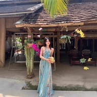 Mi Hanging Wave Seaside Sexy Retro Western Double Version Na Dress Neck Asia Thailand Vacation Weste