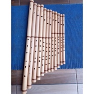 Suling dangdut Suling bambu 1set isi 12 biji