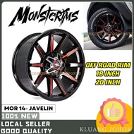 MOR-14 JAVELIN MONSTERIMS OFF ROAD RIM 4X4 4WD RIM ORIGINAL MONSTERIMS 18 20 Inch 6x139.7 (Set)