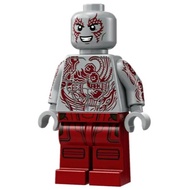 Original Lego Marvel Super Heroes - Drax (Dark Red Tattoos) 76286 Minifigure new
