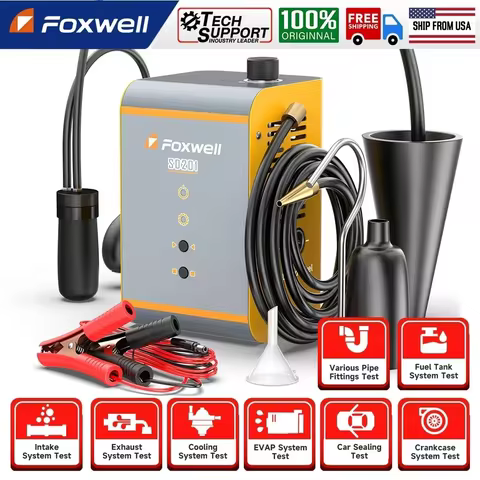12V Car Smoke Leak EVAP Smoke Smoke Machine Leak Detector Vacuum Fuel Pipe Oil Leakage Detector Auto