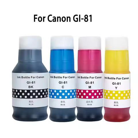 GI81 GI 81 GI-81 Refill Dye Ink for Canon PIXMA G1020 G2020 G3020 G2160 G1820 G2820 G2860 G3820 G382