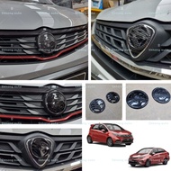 proton persona 2016-2024 iriz mc1 / mc2 / car logo emblem accessories carbon fiber skhongauto