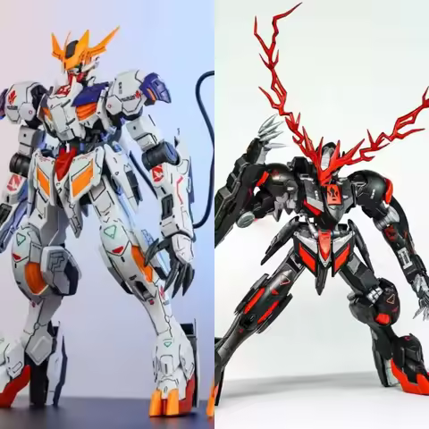 Max Iron-Blooded Orphans Barbatos Lupus Rex 1/100 Fm Advanced Emperor Form Assembly Model Kit Action