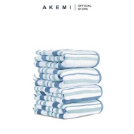 AKEMI Home Wellness Stripes Cotton Bath Towel (68cm x 138cm)