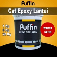CAT EPOXY LANTAI PUFFIN EPOXY FLEXI SATIN SELF LEVELLING TDK JUAL UPOX - TOKOASMA