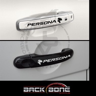 [READY STOCK] 4PCS Proton PERSONA Car Door Handle Sticker Car Logo Sticker Pemegang Pintu Kereta