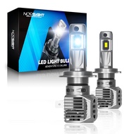 Novsight N62 ไฟหน้ารถ LED 9005 9006 H4 H7 H11 หลอดไฟหน้า LED ไฟสูง/ต่ำ 6500K สว่างมาก 90W 20000LM Pl