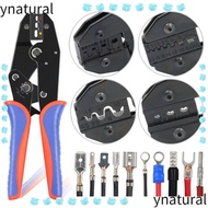 YNATURAL Ferrule Crimp Sets Electrician Tools YF Series Wire Crimper Tool Crimping Pliers Connector Wire Terminal Pliers Jaws