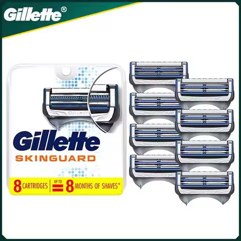 Original Gillette SkinGuard Men's Razor Blade Refill 2 Layers for Sensitive Skin Beard Shaving 2-12P