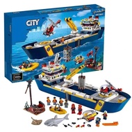 Compatible with Lego City Series 60266 Ocean Adventure Giant Wheelship Model Assembled Building Bloc