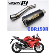Project79 Exhaust Slip On Honda CBR150R 2021 Stainless Steel Carbon Fiber Muffler Accessories Ekzos 