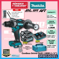 MAKITA DF001GD201 / DF001G / DF001GZ 40Vmax Cordless Driver Drill 13MM (1/2")