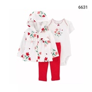 Red Flowers set 6631 Without Jumper