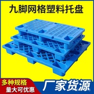 Thickened Grid Floor Mat for Forklift Storage and Turnover, Moisture-Proof Plastic Nine-Foot Shelf P
