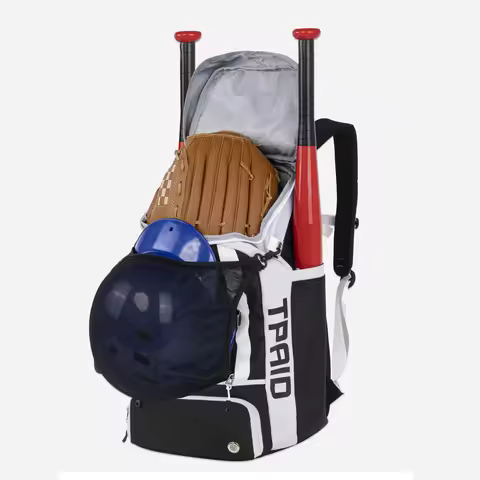 TPAID Baseball Backpack Large Capacity 20.5 inch Sport Bag Softball Sports Training with Shoes Compa