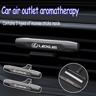 Lexus Car Air Fresheners Scents Diffuser Vent Clips Perfume Essential Oil Sticks For Lexus IS250 LBX