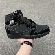 Travis Scott x NK,AJ Jordan 1 High OG Black Phantom basketball shoes Sports NK,AJ cushion&**&